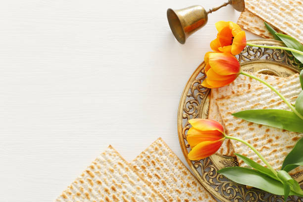 istock Pesah celebration concept (jewish Passover holiday). Top view, flat lay 1138681286