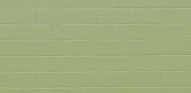 istock Khaki Green Brick Wall Abstract Background 1138682445