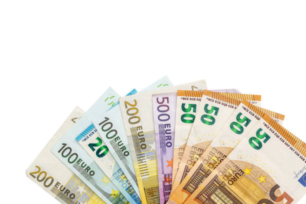 istock Euro banknotes in fan isolated on white background 1138684675
