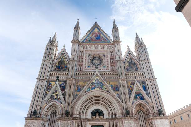 istock Panoramic view of Cathedral of Orvieto. 1138689998