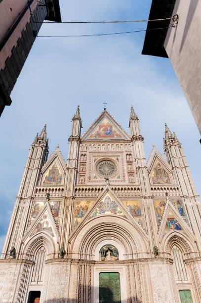 istock Panoramic view of Cathedral of Orvieto. 1138689999