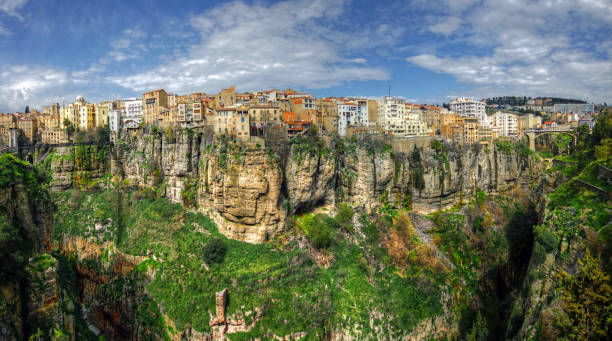 The western side of the city of Constantine in Algeria The western side of the city of Constantine in Algeria algeria stock pictures, royalty-free photos & images