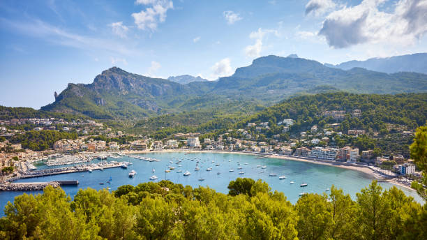 istock Panoramic view of Port de Soller, Spain. 1138699146
