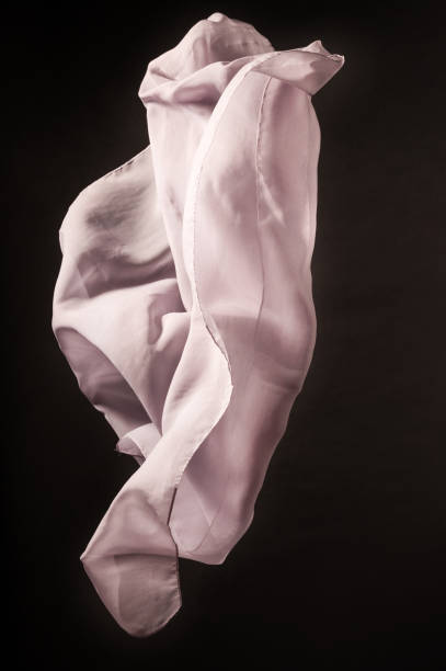 istock flying female colored scarf 1138699436