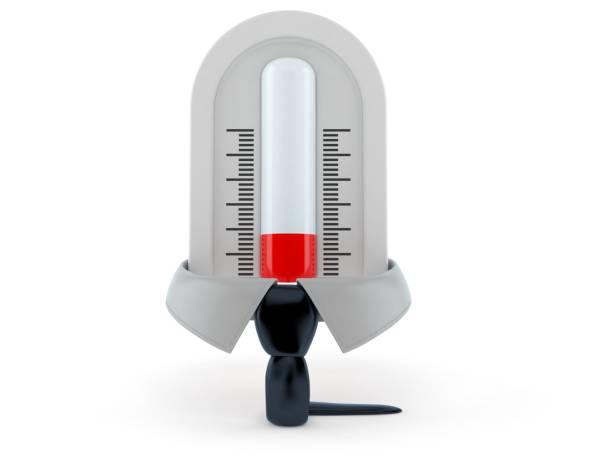 istock Thermometer with business collar 1138707141