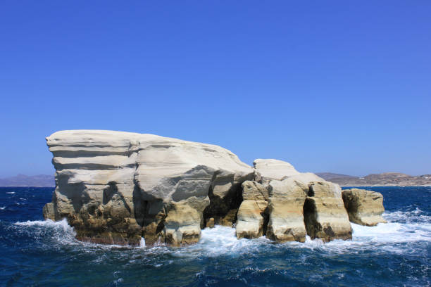 Milos island, Greece stock photo