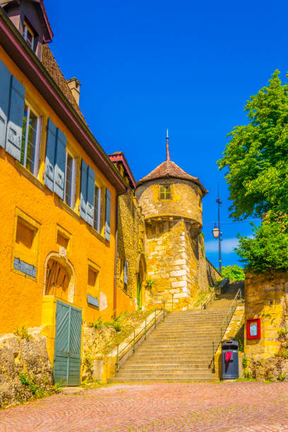 istock Fortification of Swiss town Neuchatel 1138709104