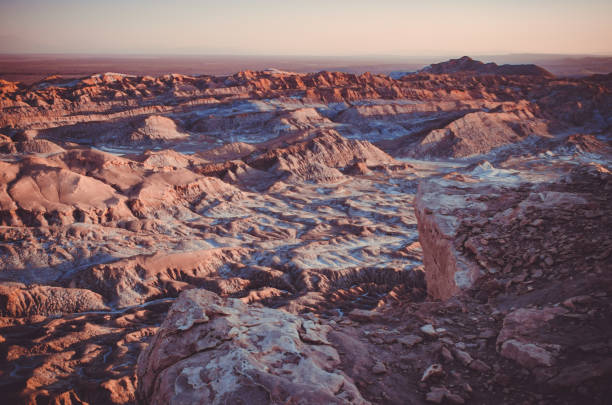 istock Rock and salt formations at Atacama desert, Chile 1138712571