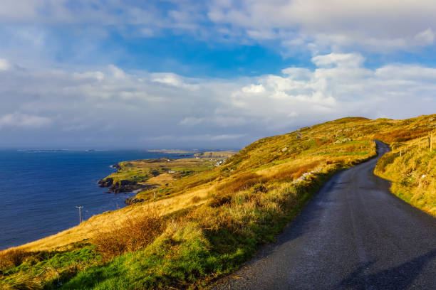 istock Wild Atlantic way on the cost in beautiful scenery and dramatic sky 1138712725