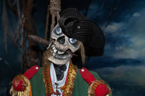 istock Figure of dead pirate skeleton 1138714590