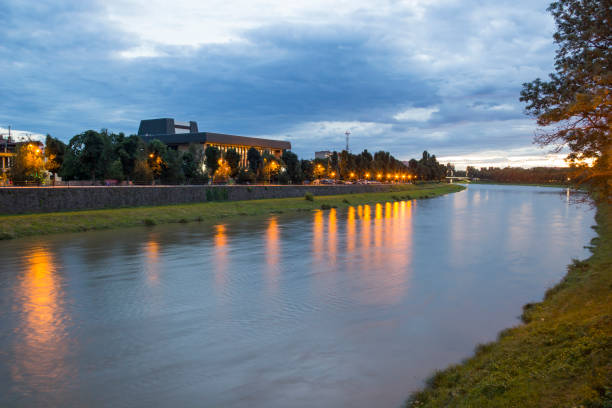 istock River Uzh in the evening, Uzhgorod, Ukraine 1138719512