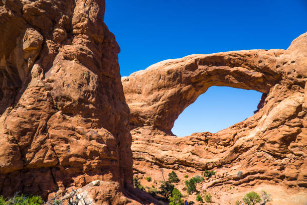 Arches National Park Turret Arch stock photo