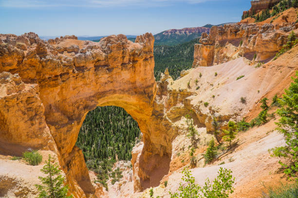 Bryce Canyon arch stock photo