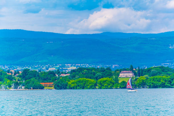 istock Geneva lake also called as Lac Leman in Switzerland 1138721167