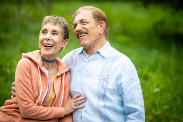 istock Senior Couple on Nature Walk 1138722253