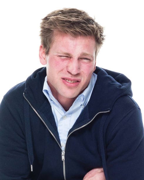istock Attractive young male is getting sick 1138723929