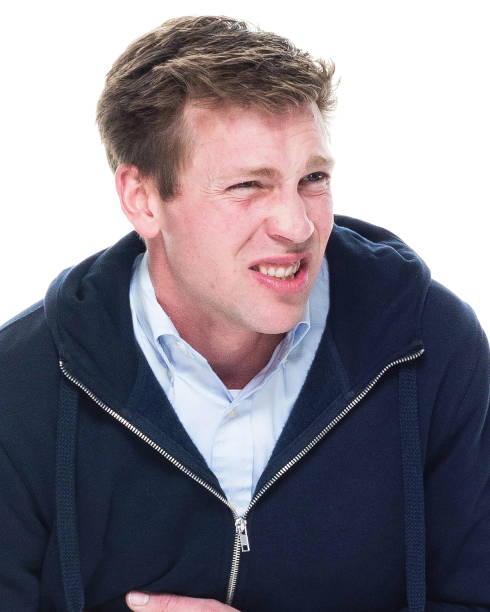 istock Attractive young male is getting sick 1138723933