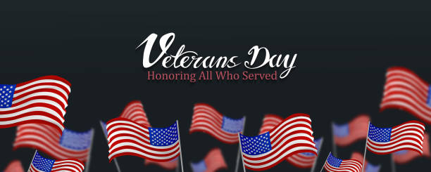 istock veterans day, honoring all who served, posters, modern 3D design vector illustration 1138729240
