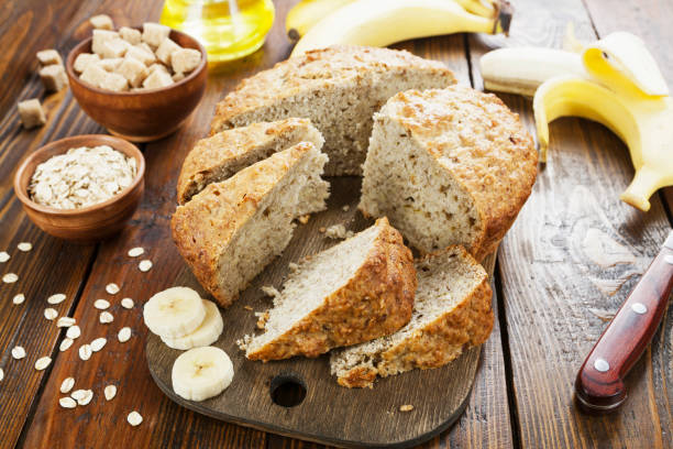 istock Banana cake and with oatmeal 1138730601