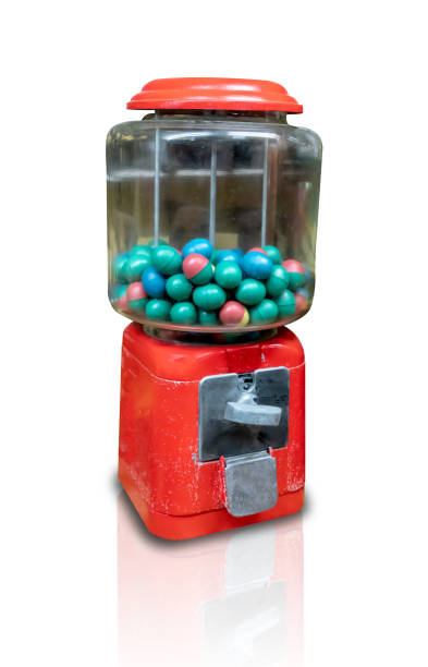 istock Vintages Eggs Slot Machine with colorful eggs isolated on white with path selection. 1138732132