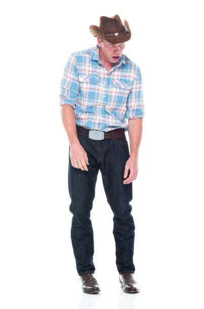 istock Handsome cowboy is tired 1138734249