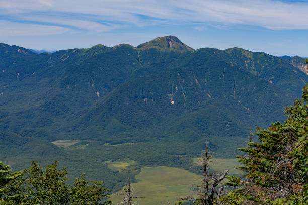 istock Mt.Okushirane seen from Mt.Nantaisan 1138737006