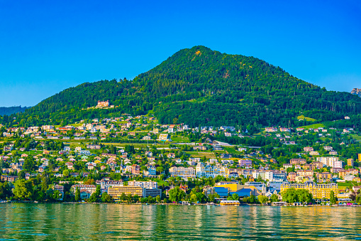 Lakeside of Swiss city Montreaux