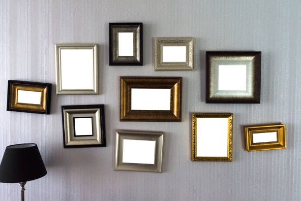istock Group of frames isolated on white background. 1138745478