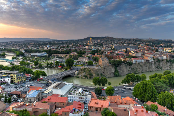 istock Panoramic City View - Tbilisi, Georgia 1138746217