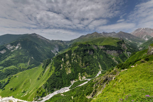 istock Mountain Panorama - Kazbegi, Georgia 1138749466