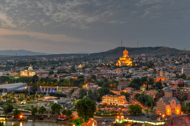 istock Panoramic City View - Tbilisi, Georgia 1138749827
