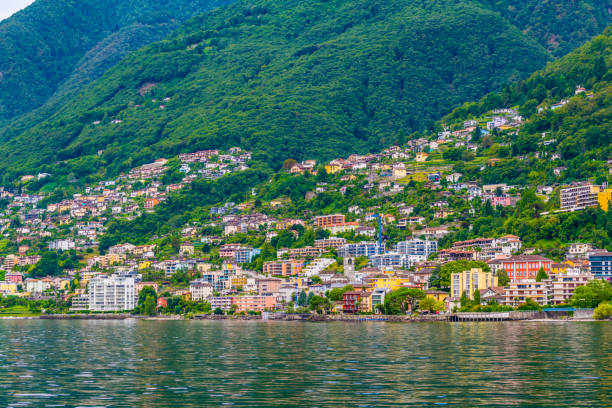istock Lakeside view of Brissago, Switzerland 1138752287