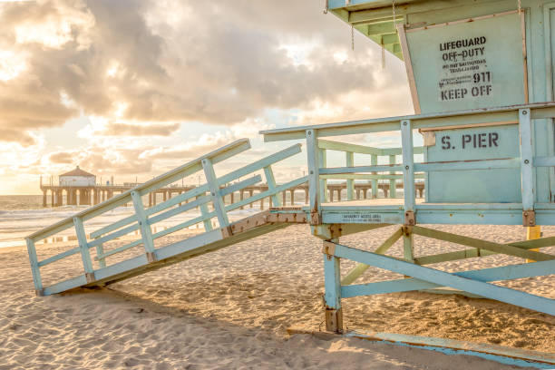 istock Lifeguard Tower California Beach 1138756776