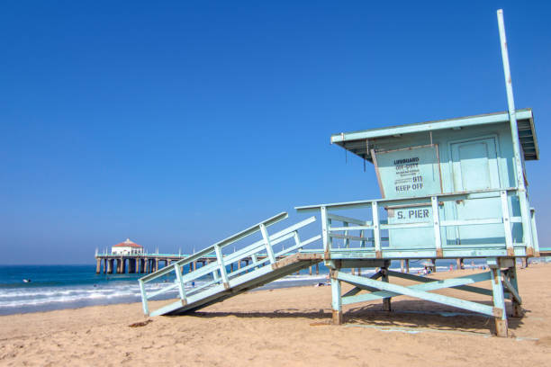 istock Lifeguard Tower California Beach 1138757320