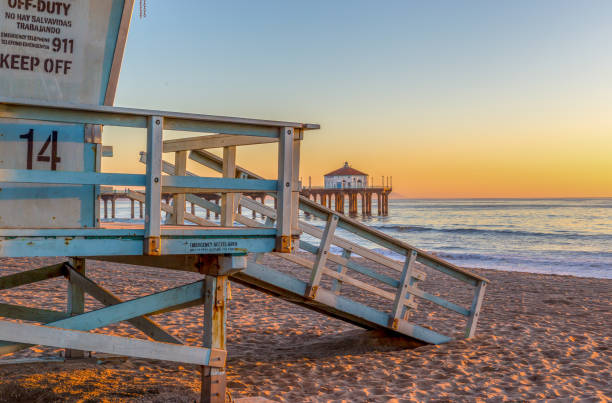 istock Lifeguard Tower California Beach 1138757330