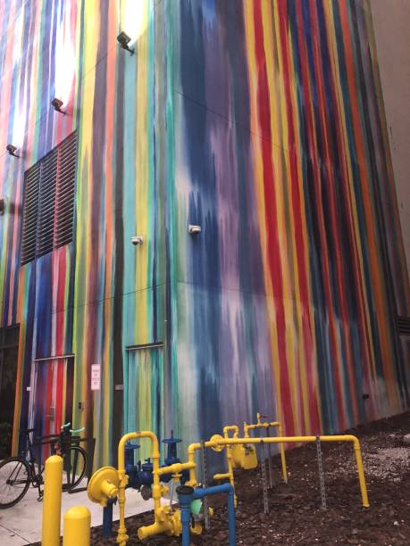 istock Colorful building and water pipes 1138758811