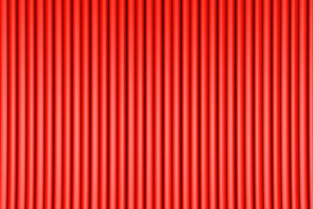 istock volumetric surfaces formed by extruded heart shape, 14 february concept - beautiful red 3D Illustration of abstract background 1138763974
