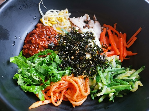 Traditional Korean food bimbimbap