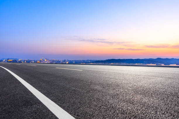 istock Asphalt highway passing through the city above in Hangzhou 1138770154