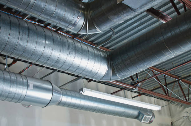 istock A few bent air ducts in the warehouse 1138771048
