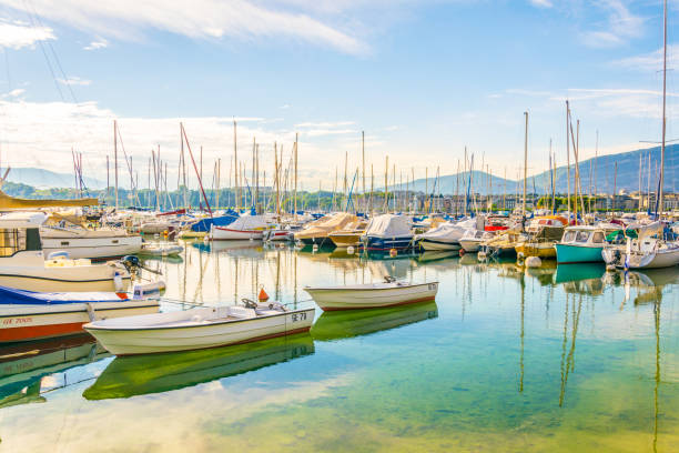 istock Marina at Geneva, Switzerland 1138773248