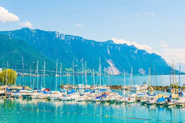istock Marina at Vevey, Switzerland 1138775703