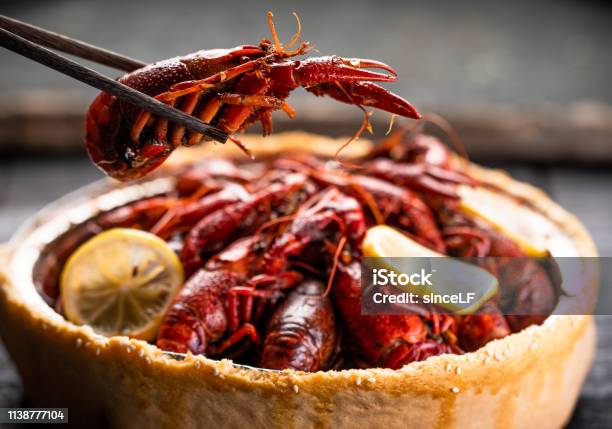 Chinese Crayfish Stock Photo - Download Image Now - Crayfish - Animal, Crayfish - Seafood, Cajun Food