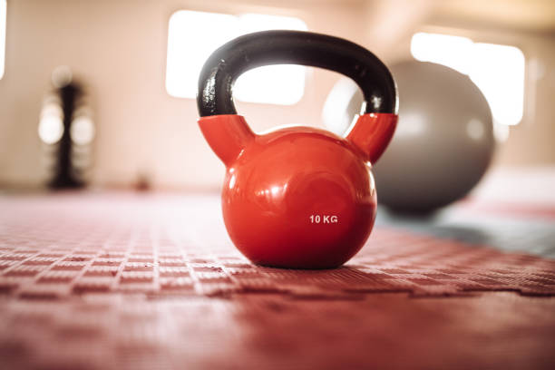 kettlebell in the gym