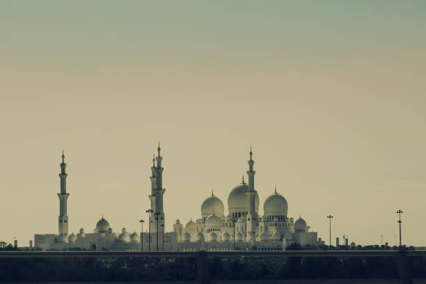 Sheikh Zayed Grand Mosque stock photo