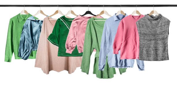 istock Hanging shirts isolated 1138784226