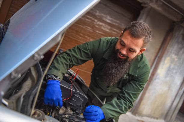 istock Professional car mechanic working in auto repair service 1138784863