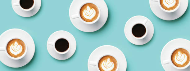 istock Many cups of coffee and cappuccino. 1138797007