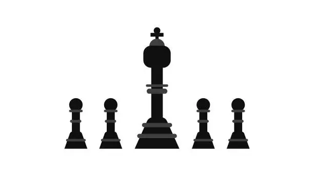 Vector illustration of Chess family icon