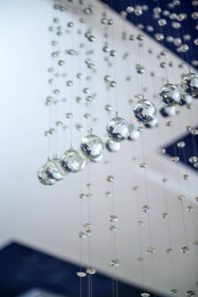 istock Balls are glass faceted hanging. 1138800813